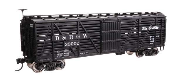 40&#39; Wood Stock Car Denver &amp; Rio Grande Western