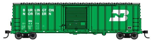 50&#39; ACF Exterior Post Boxcar Burlington Northern