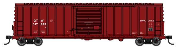 50&#39; ACF Exterior Post Boxcar Grand Trunk Western