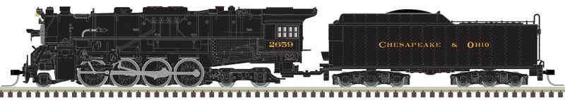 N Scale Master Series Berkshire 2-8-4 C &amp; O