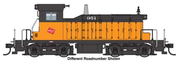 EMD SW1 Milwaukee Road