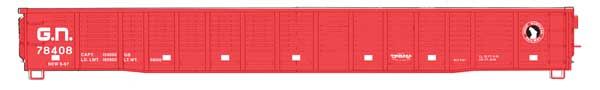 53&#39; Corrugated-Side Gondola Great Nothern