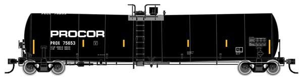 Trinity 25,000-Gallon Tank Car Procor