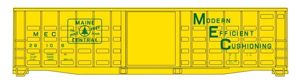 50&#39; Waffle Side Boxcar Maine Central