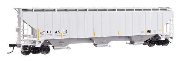 57&#39; Trinity 4750 3-Bay Covered Hopper - General Electric Rail Service WCFX