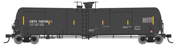 55&#39; Trinity Modified 30,145-Gallon Tank Car - CIT Group CBTX