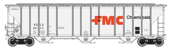 55&#39; Evans 4780 Covered Hopper - FMC USLX
