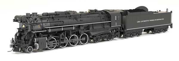 Lima 2-8-4 Berkshire - Lima Locomotive Works #1