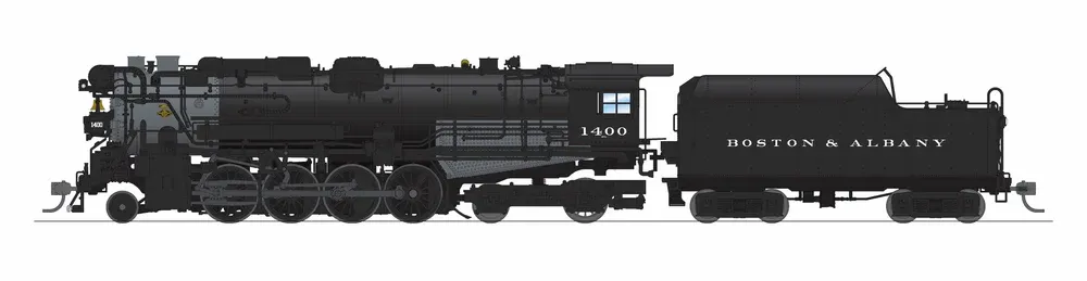Class A1a Lima 2-8-4 Berkshire - Boston &amp; Albany