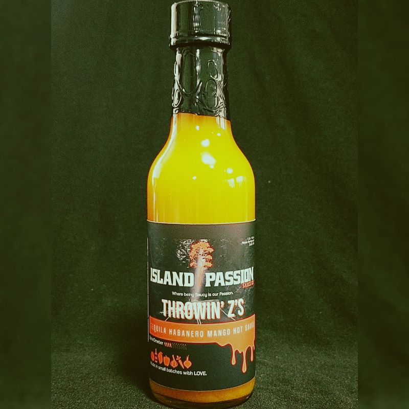 "Throwing ZZs" Tequila Habanero Mango Craft Hot Sauce