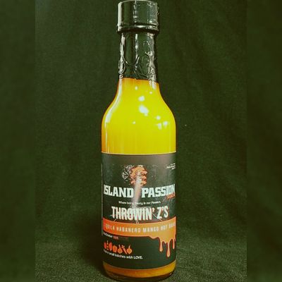 "Throwing ZZs" Tequila Habanero Mango Craft Hot Sauce