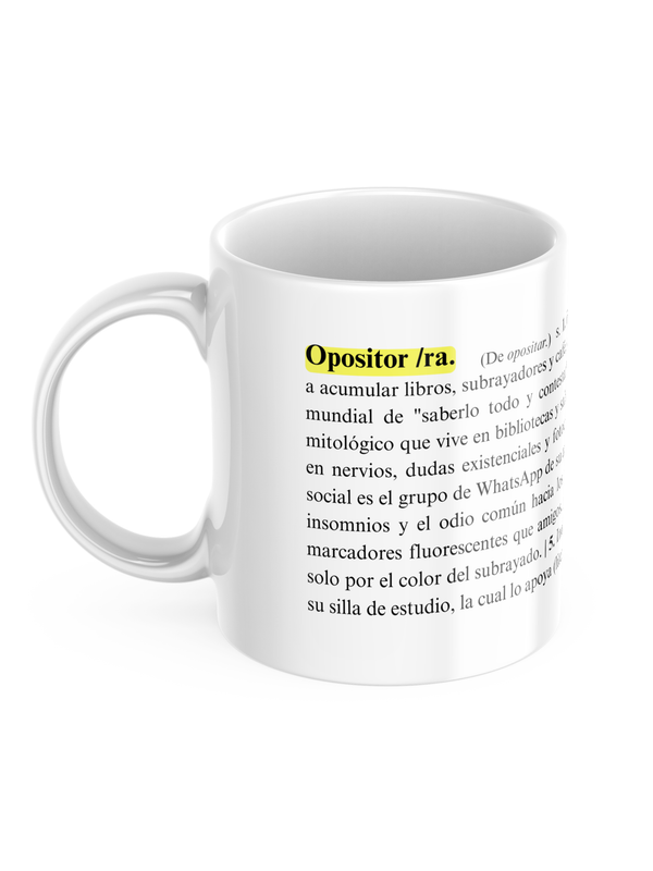Taza Definición Opositor/a [JR Project]