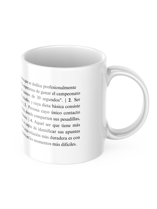 Taza Definición Opositor/a [JR Project]