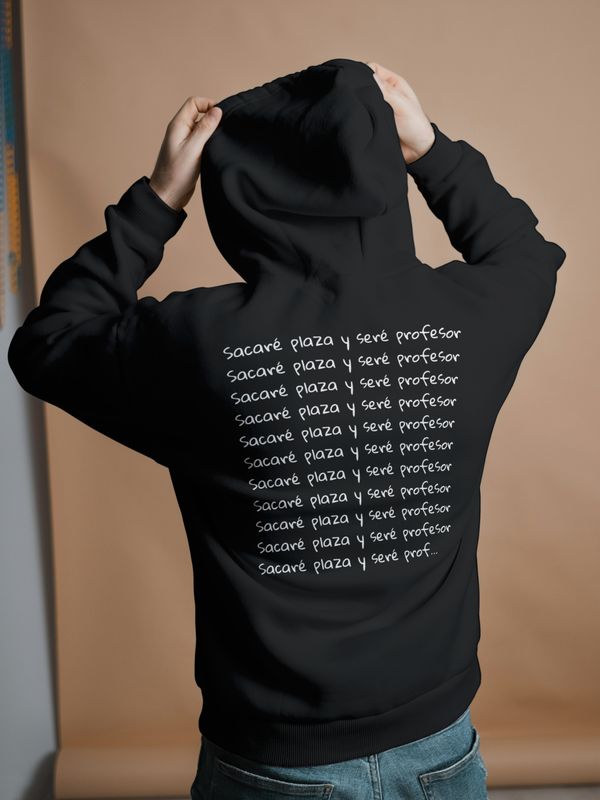 Sudadera con gorro "Castigo de Opositor/a" [JR Project]