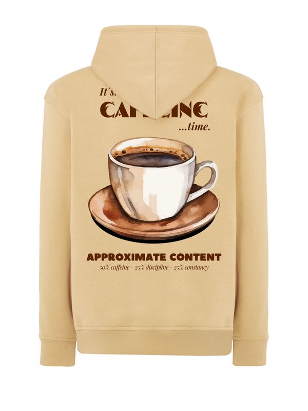 Sudadera con gorro "Caffeine Time" [JR Project]