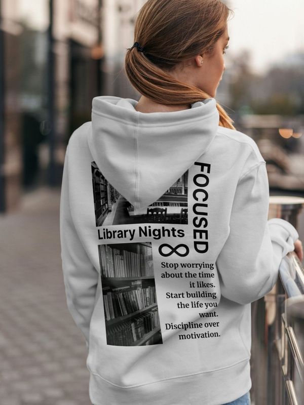 Sudadera "Library Nights" [JR Project]