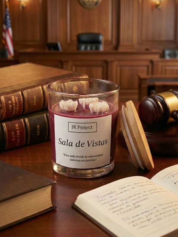 Vela inspirada en Justicia