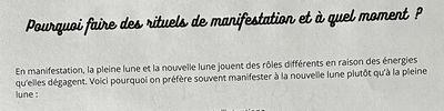 Manifestation