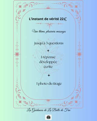 L’instant de vérité