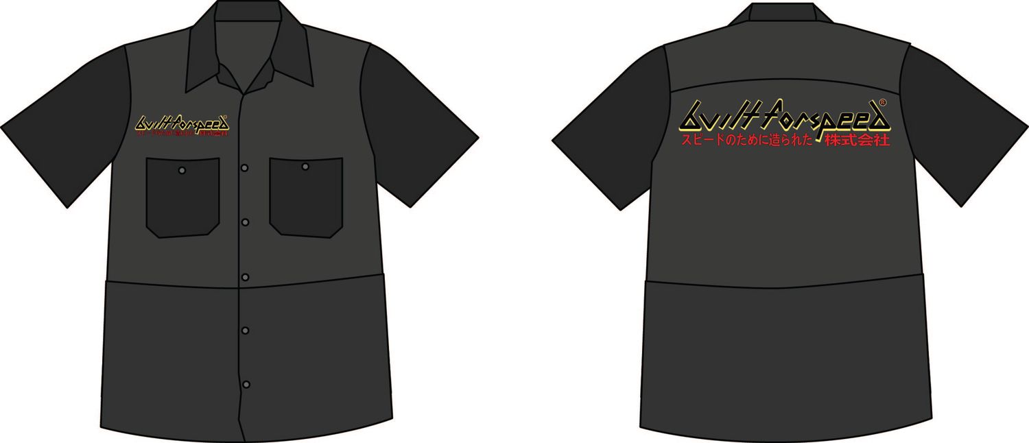Built For Speed Uniform Button Up Shirt