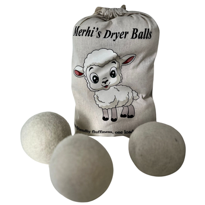 Merhi&#39;s Organic Wool Dryer Balls