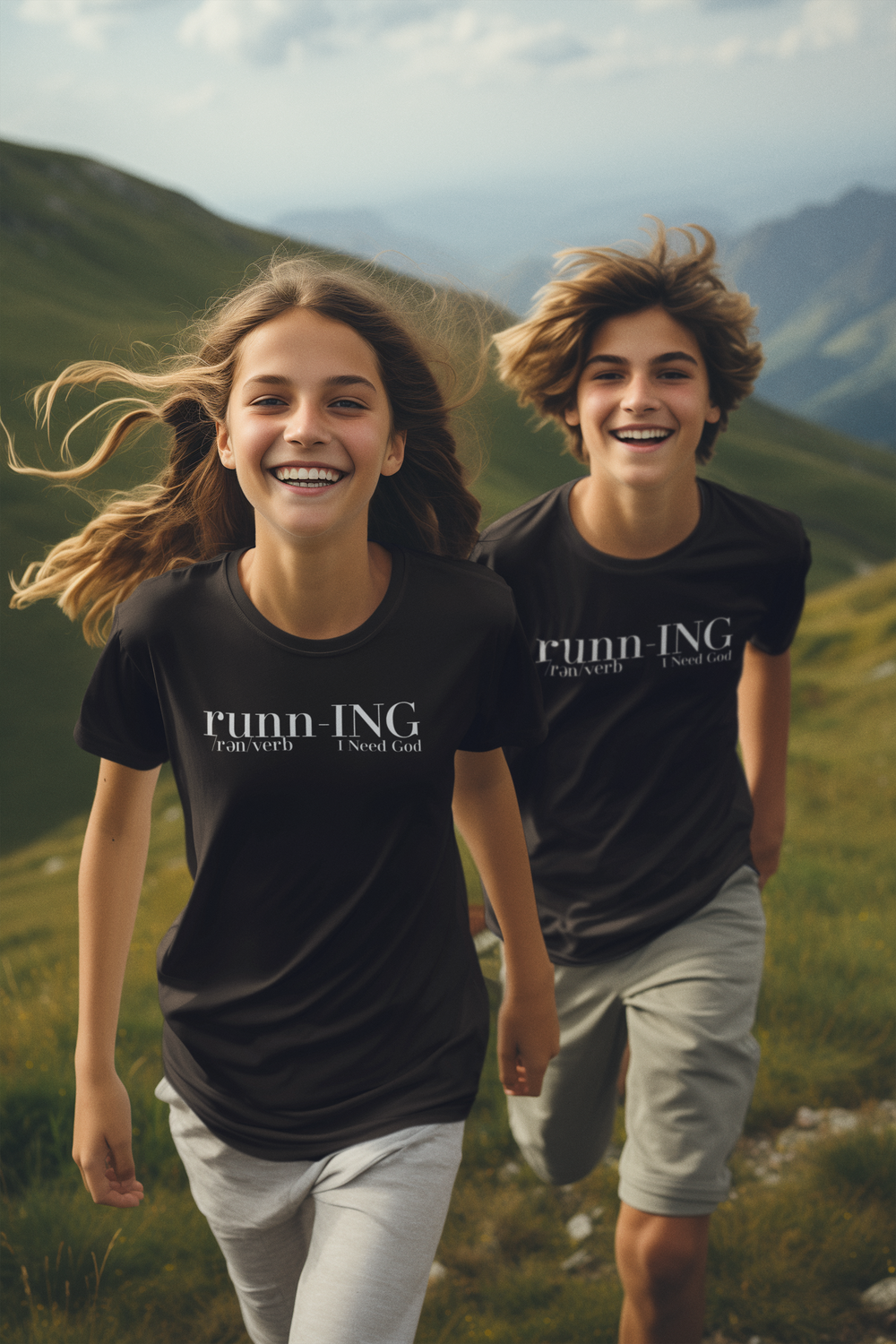 runn-ING &quot;I Need God&quot; T-Shirt