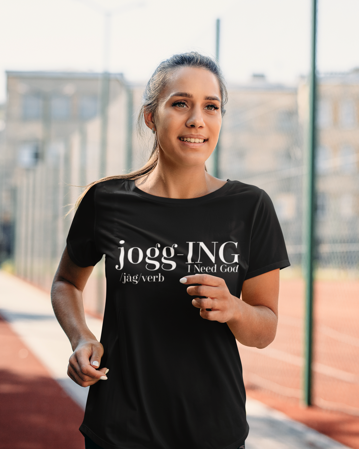 jogg-ING &quot;I Need God&quot; T-Shirt
