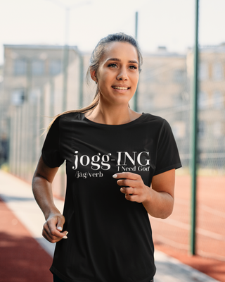 jogg-ING &quot;I Need God&quot; T-Shirt
