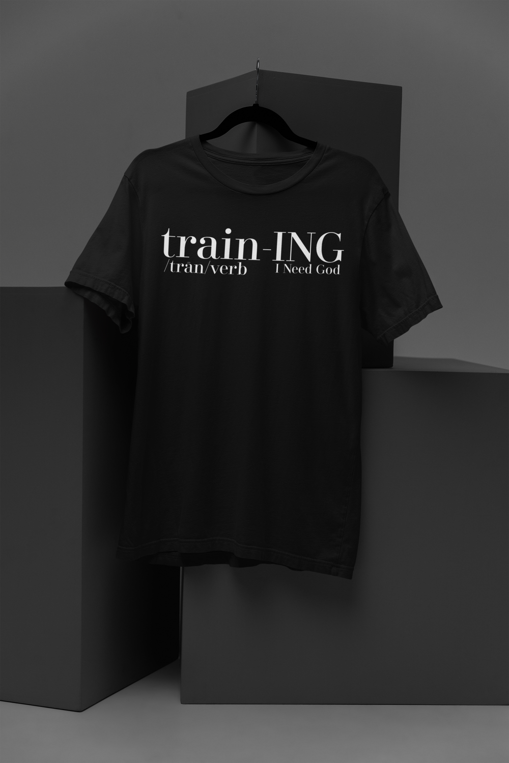 train-ING &quot;I Need God&quot; T-Shirt