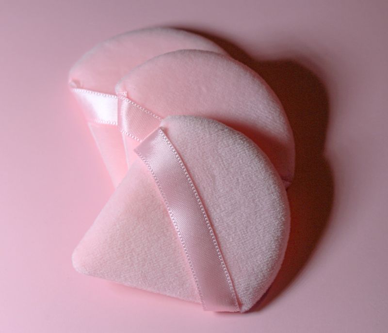 Pink Cloud Powder Puff set