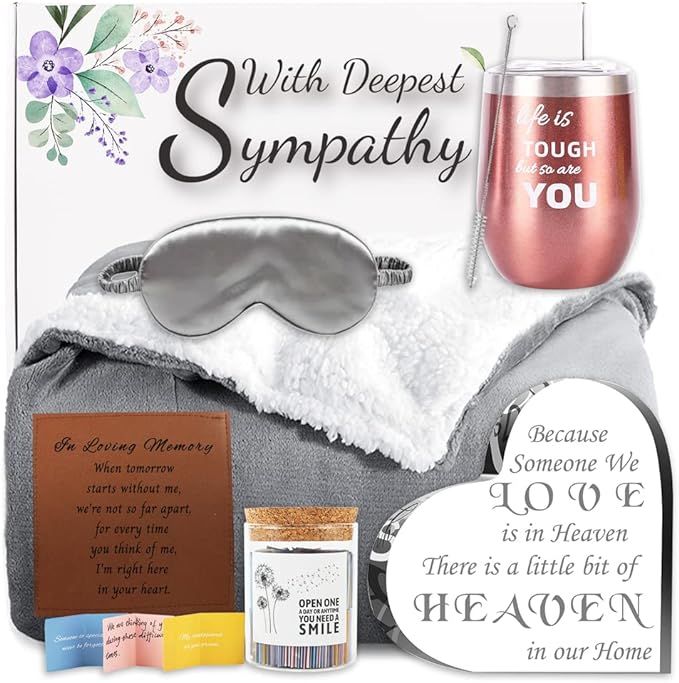7 Piece Sympathy Gift Basket