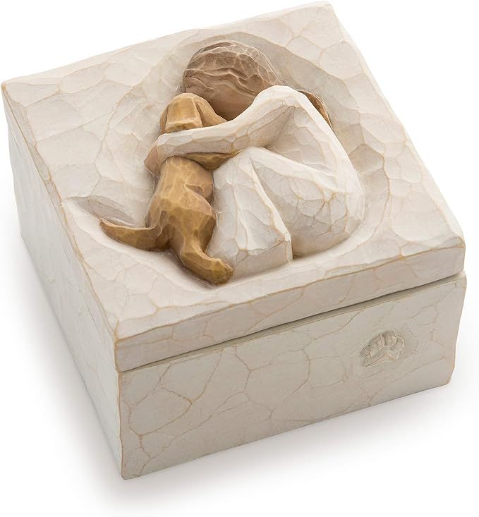 Girl and Dog Jewelry Box