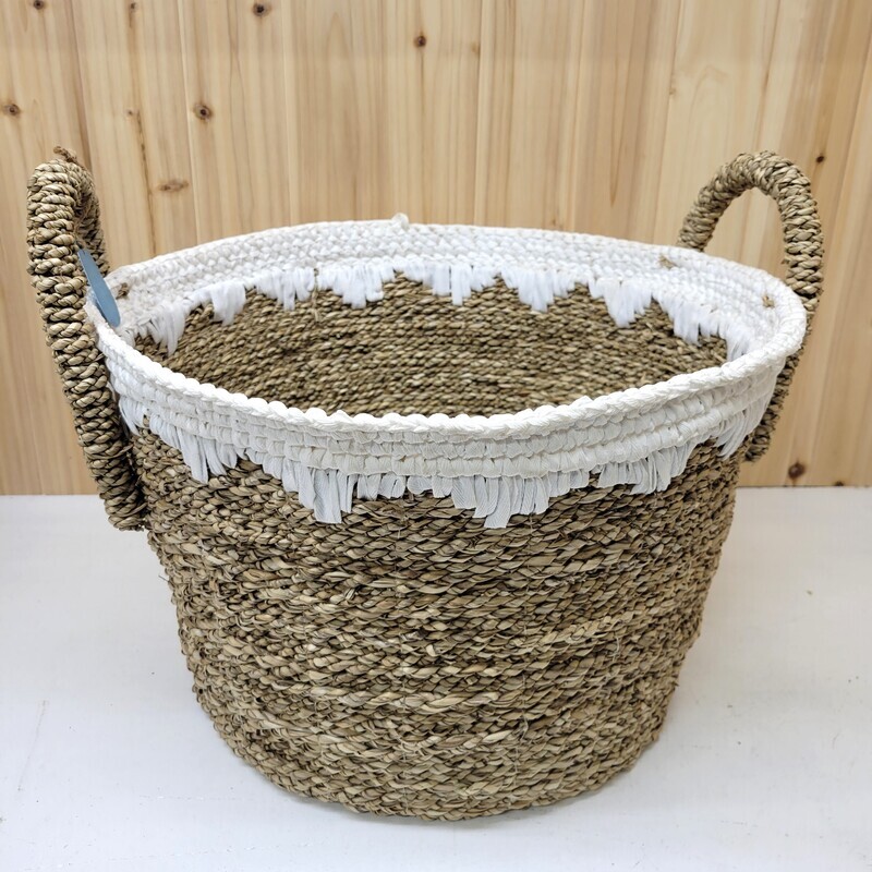 Seagrass Basket, 18&quot;, Size: LG