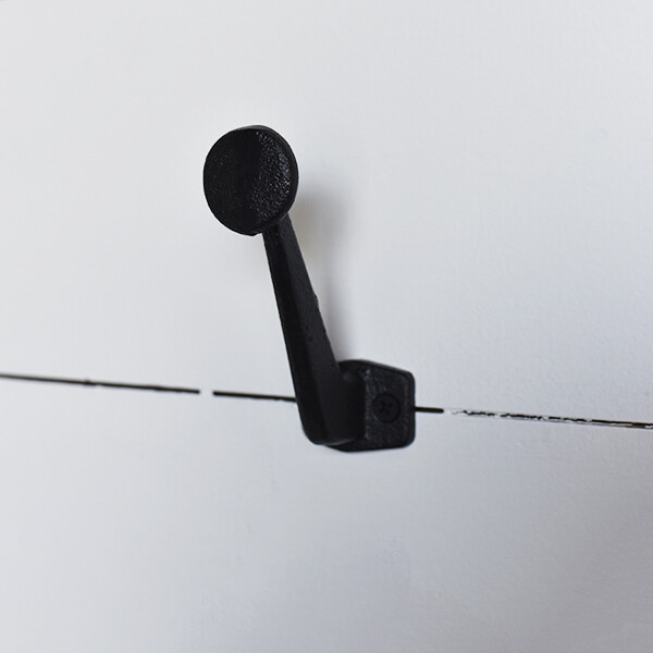 HXSS010 BUTTON HOOK BLACK 4&quot;