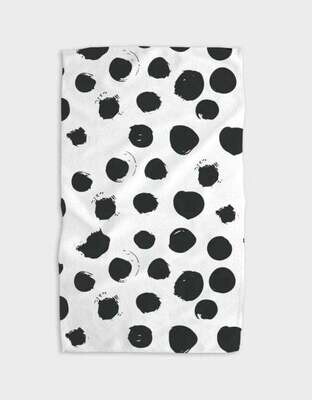 Geometry House Black Splash Tea Towel