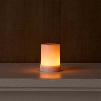 3&quot; Rechargeable FIA Flame Candle w/ Timer &amp; Remote