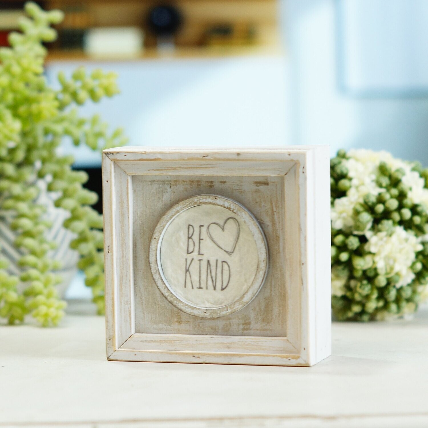 Wood &quot;Be Kind&quot; Sign