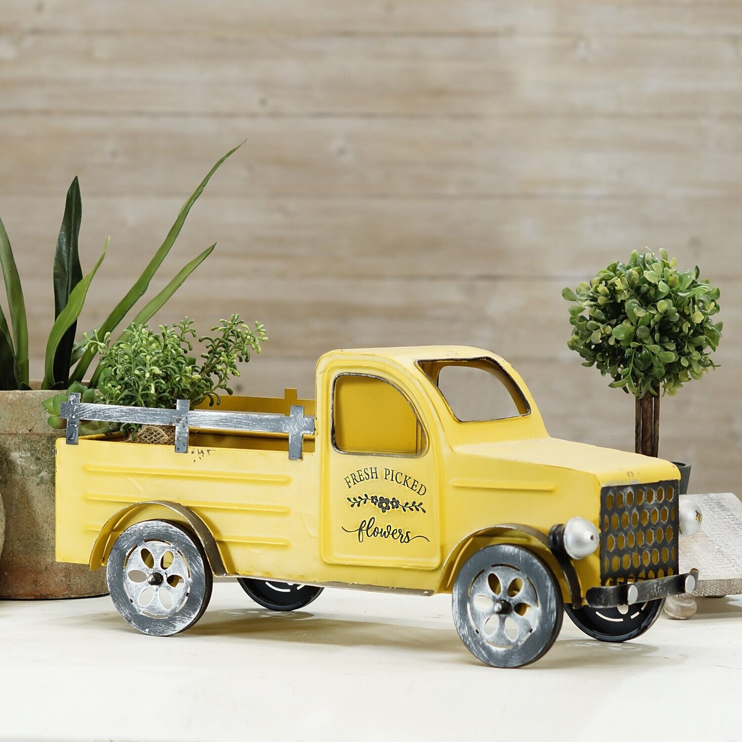 Yellow Metal Truck