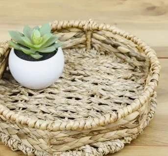 Woven Circle Tray, 10&quot;