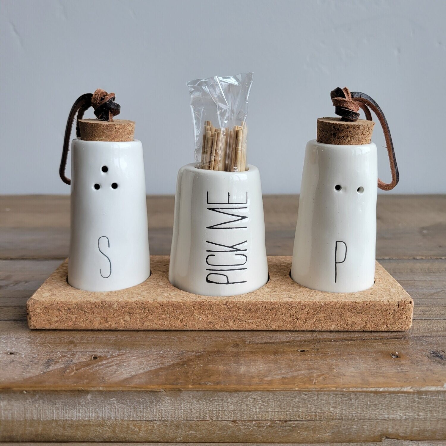 Bistro Salt &amp; Pepper Shaker Set