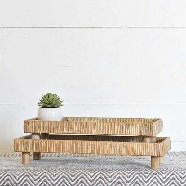 Wood Trays, Size: LG