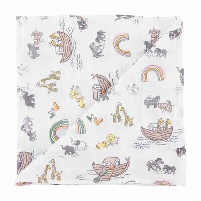 Noah&#39;s Ark Swaddle, 47&quot; X 47&quot;