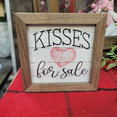 Kisses For Sale Heart 4x4
