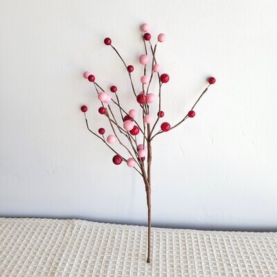 Red &amp; Pink Berry Pick, 16&quot;