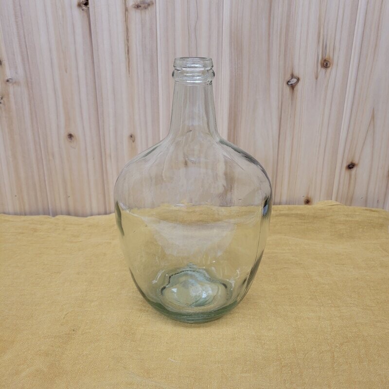 Glass Bottle Vase, 10&quot;