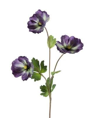 27&quot; Poppy Spray, Purple