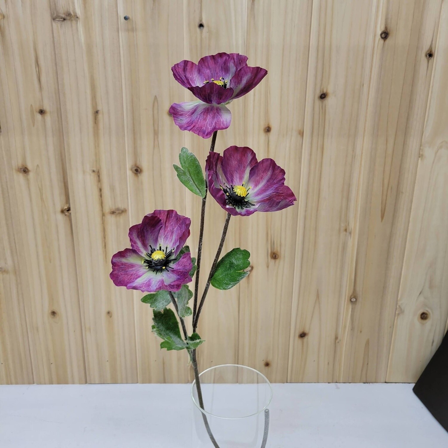 27&quot; Poppy Spray, Fuchsia