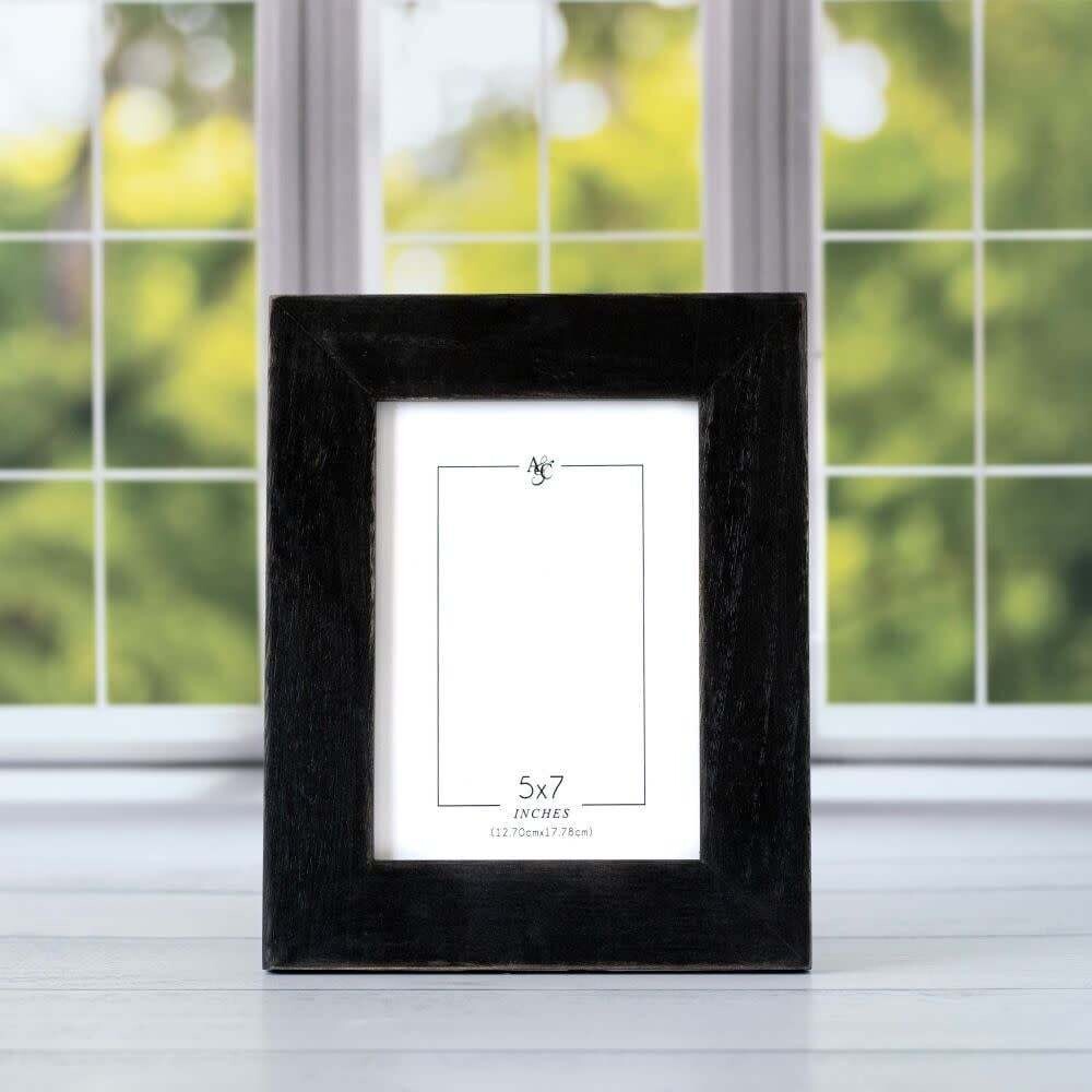 Black Wood Photo Frame,  5x7&quot;