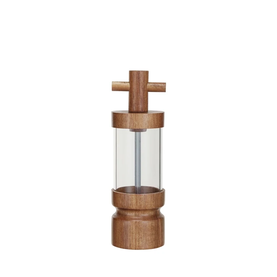 Acacia Wood Grinder, 7&quot;