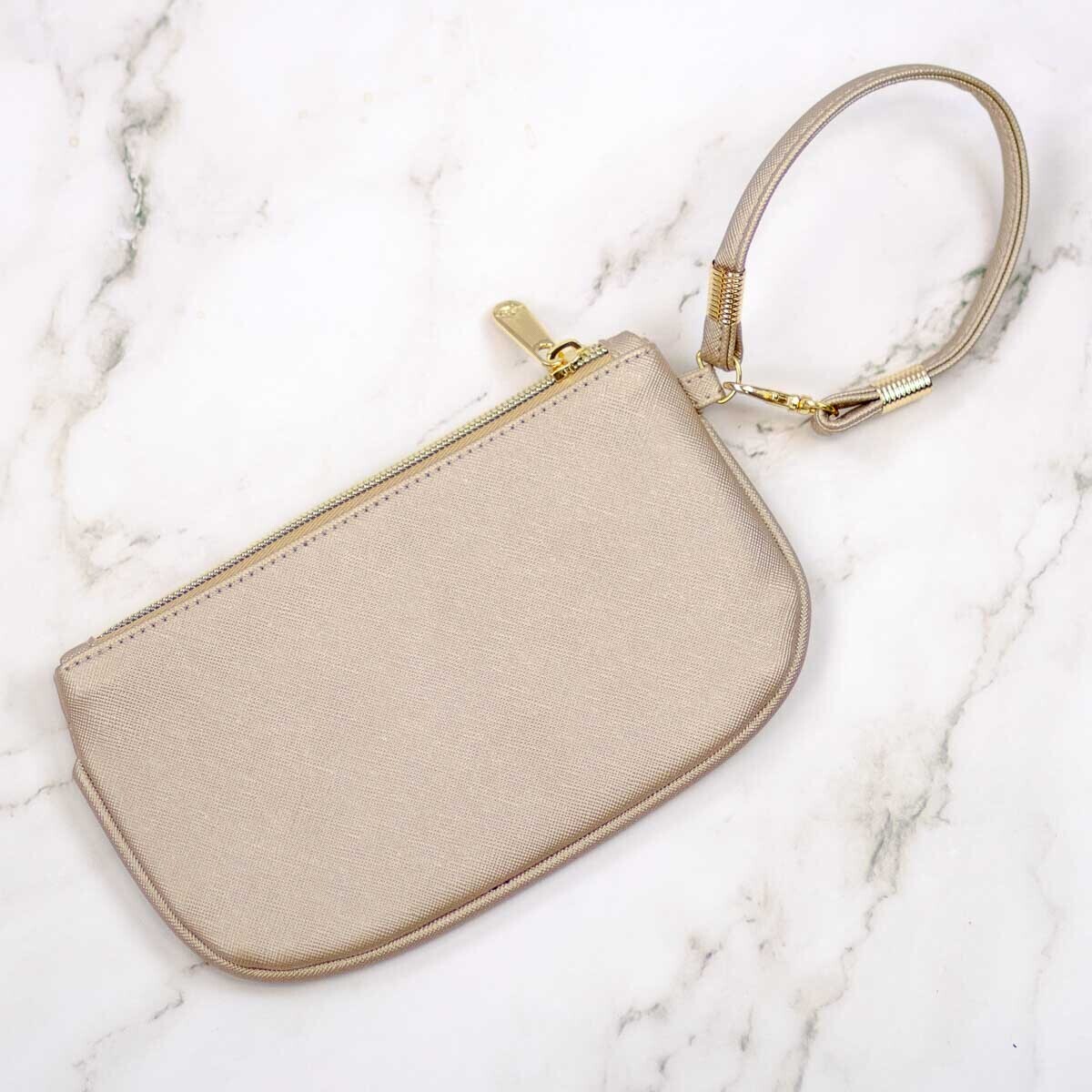 Suzanne Wristlet, Light Gold